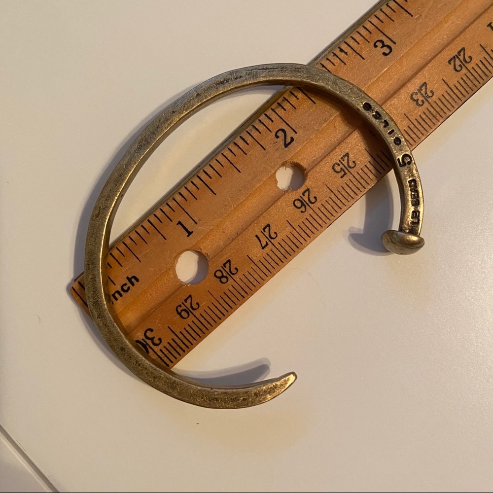 Giles & Brother OG Skinny Railroad Spike Cuff - Picture 6 of 6